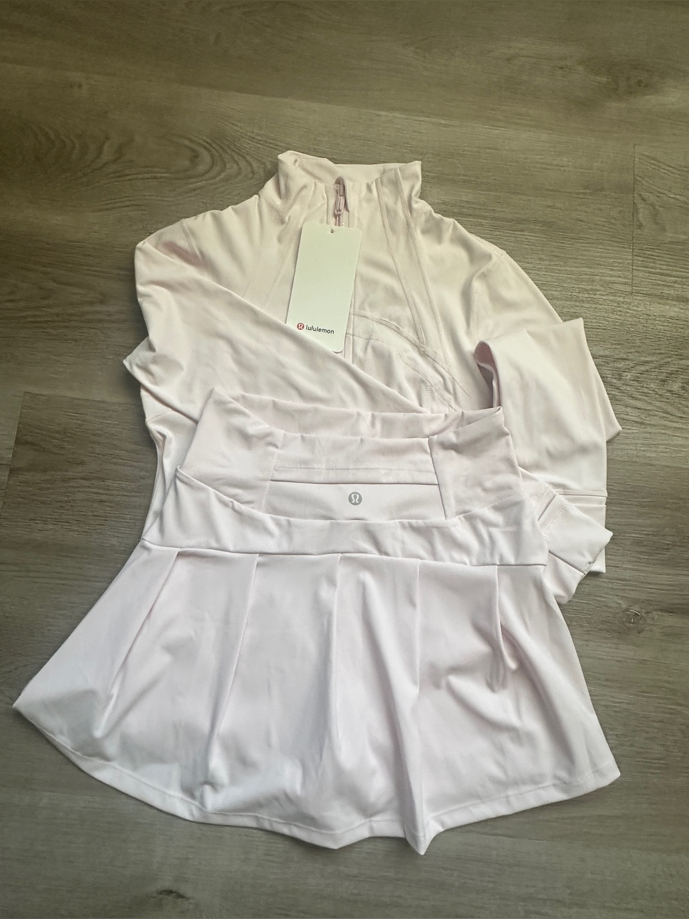 lululemon athletica Light Pink Athletic Tank Top